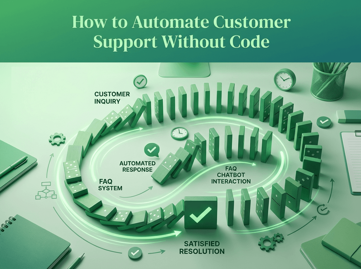 How to Automate Customer Support Without Code (Complete 2025 Guide)