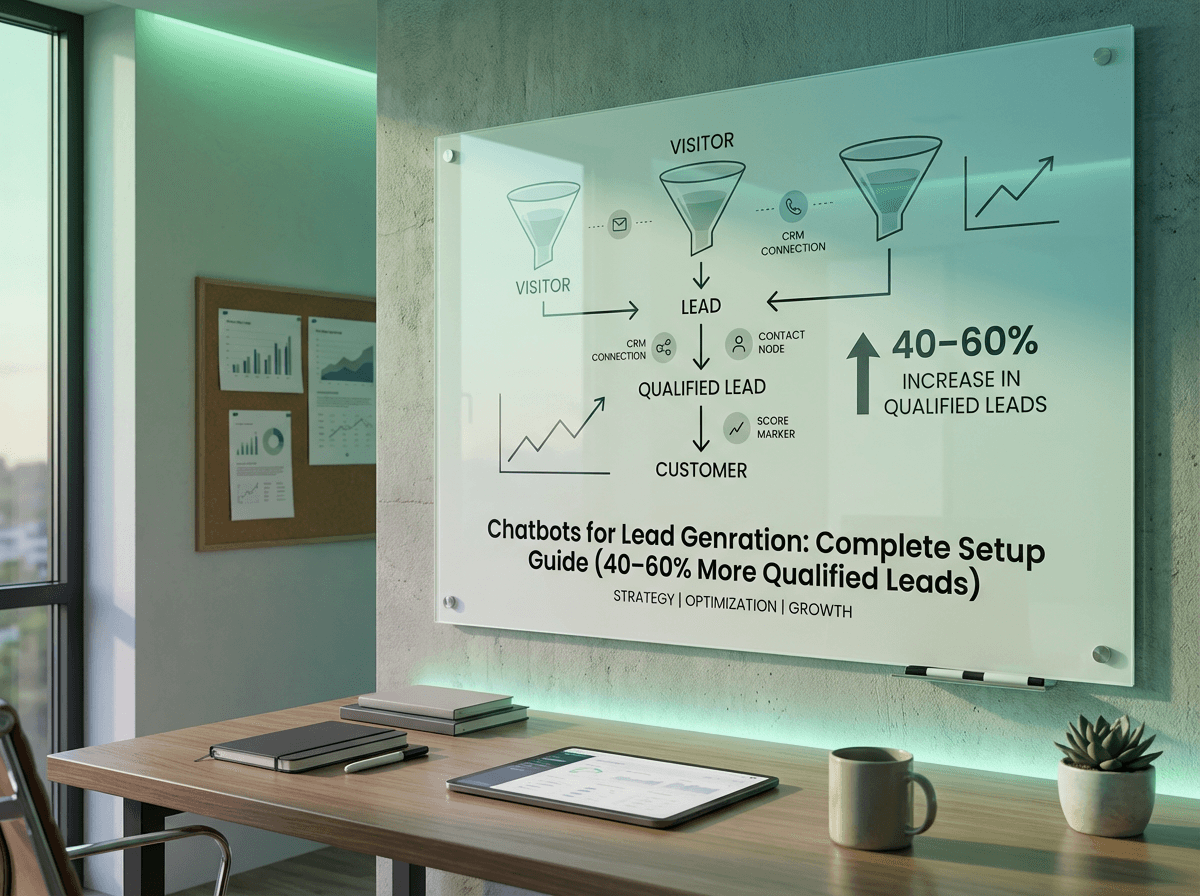 Chatbots for Lead Generation: Complete Setup Guide (40-60% More Qualified Leads)