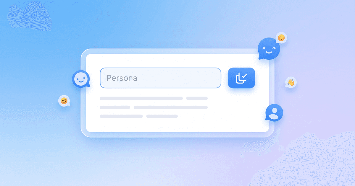 Emochi Persona Template: 12 Copy-and-Paste Examples (2026)